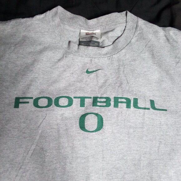 Vintage Nike Oregon Ducks Football Mid Swoosh T-Shirt Travis Scott - Picture 1 of 7
